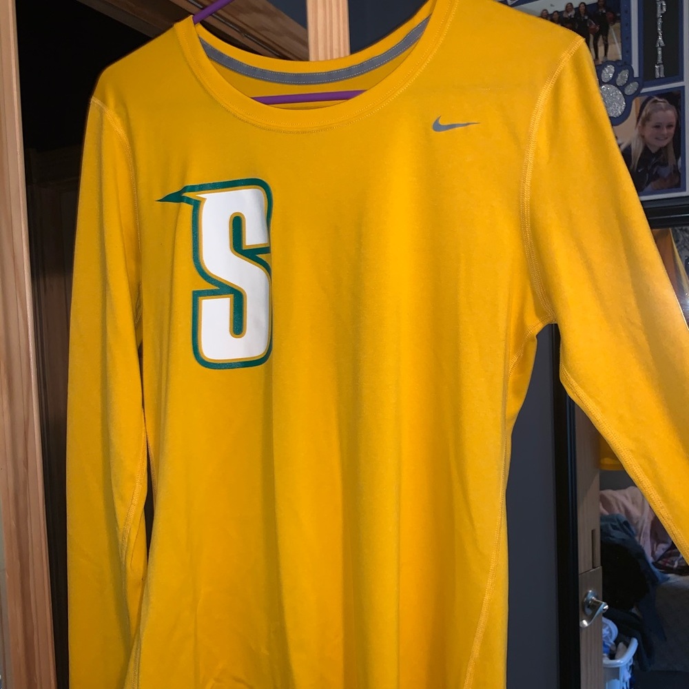 Nike dri-fit long sleeve Siena College logo